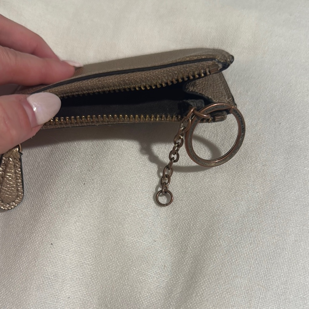 Coach Gold Key & Card Holder - Picture 3 of 3